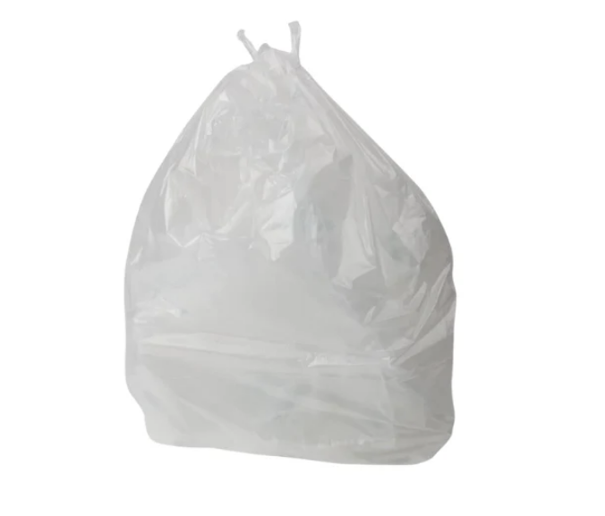 140L Natural (Clear) Compactor Sacks – 100 per Case | CHSA Certified | 18kg Capacity
