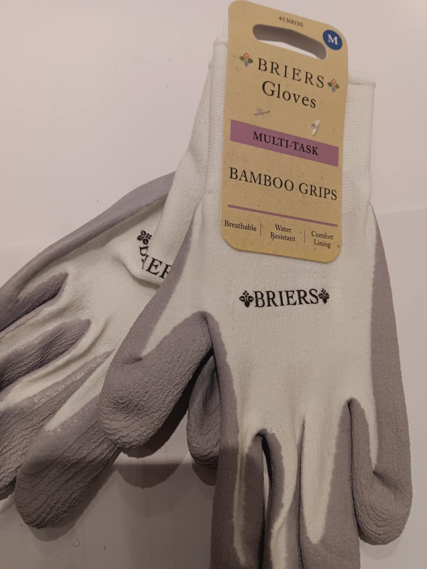 Briers BAMBOO GRIPS | Lilac Outdoor Multi-Tasking Gardening Gloves