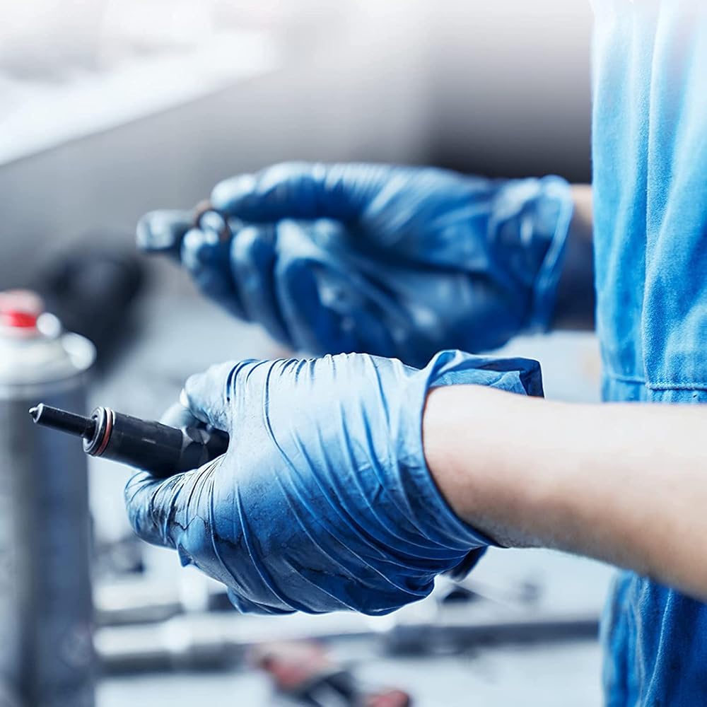 Blue COMFIT 4mil Enhanced Precision Worker | Nitrile Disposable Gloves