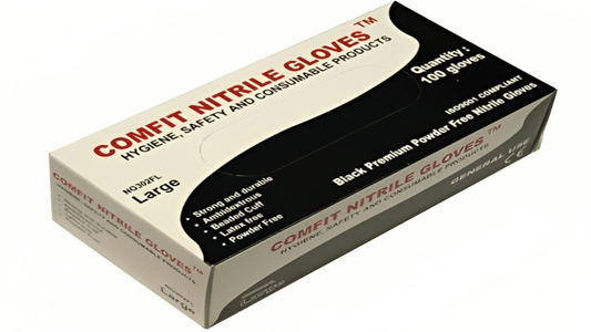 Black COMFIT 3.5mil Precision Worker | Nitrile Disposable Gloves