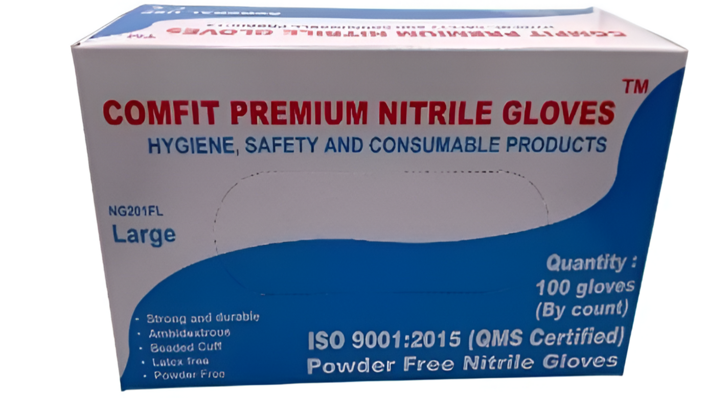 Blue COMFIT 3.5mil Precision Worker | Nitrile Disposable Gloves