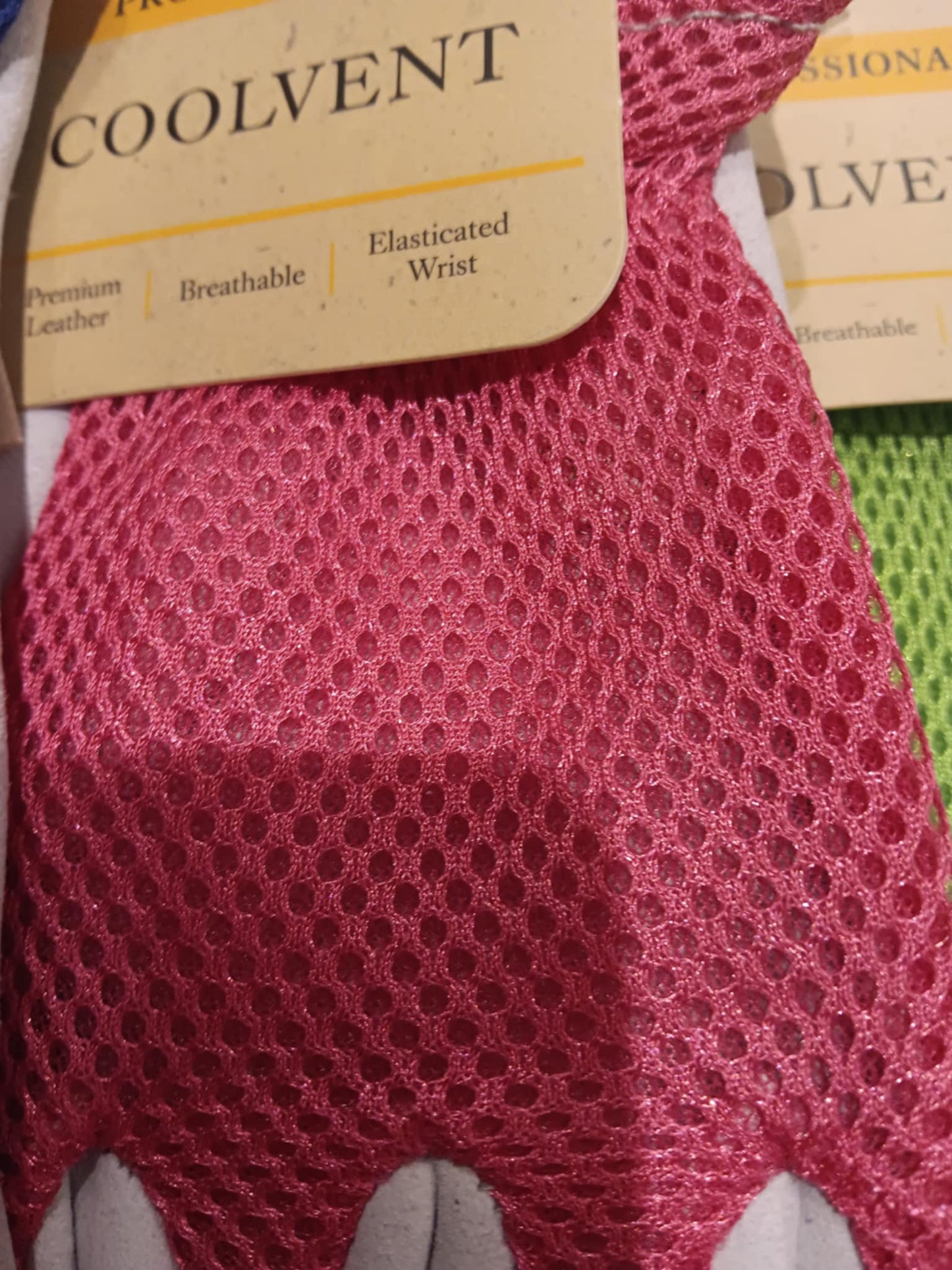 CoolVent THORNPROOF | Puncture Resistant Professional Gardening Gloves – Pink (S7) / Green (M8) / Blue (L9)