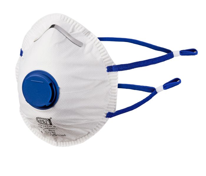 FFP2 Valved Moulded Respirator (x10)