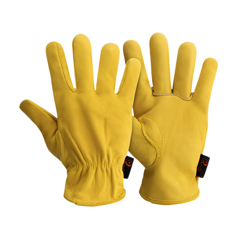 Predator GOLD Drivers Gloves | Premium Hide Leather Work Gloves – Durable Comfort and Everyday Protection
