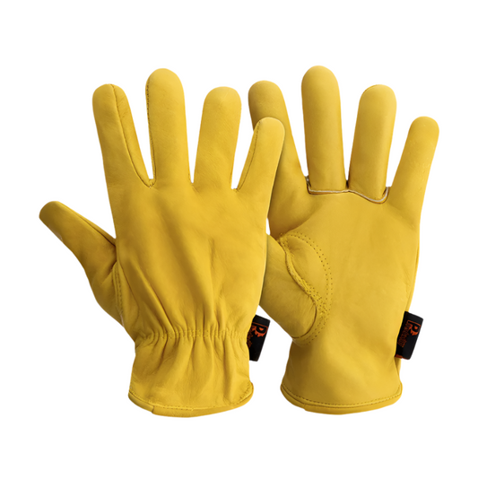 Predator GOLD Drivers Gloves | Premium Hide Leather Work Gloves – Durable Comfort and Everyday Protection