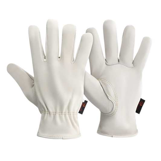 Predator IVORY Drivers Gloves | Premium Hide Leather Work Gloves – Durable Comfort and Everyday Protection