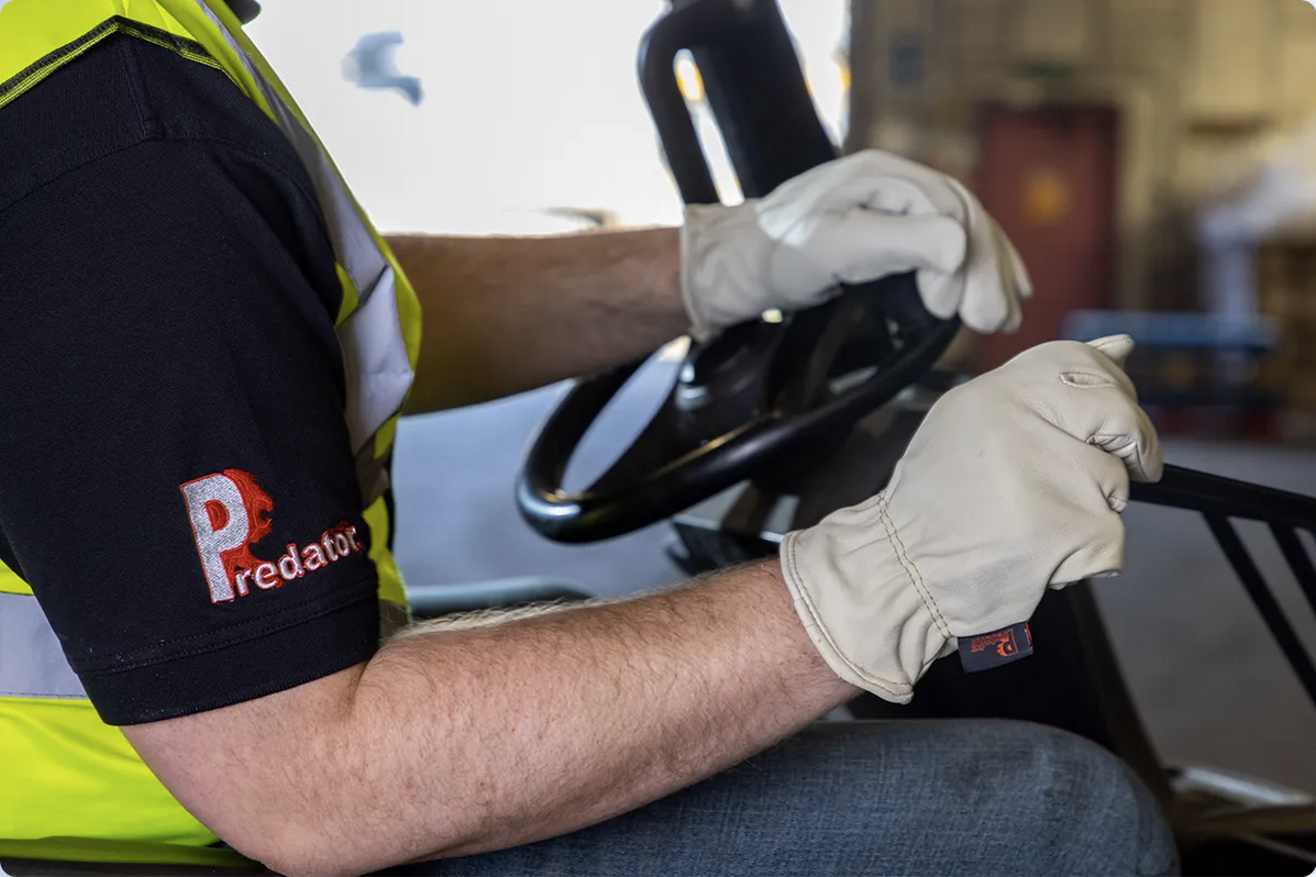 Predator IVORY Drivers Gloves | Premium Hide Leather Work Gloves – Durable Comfort and Everyday Protection