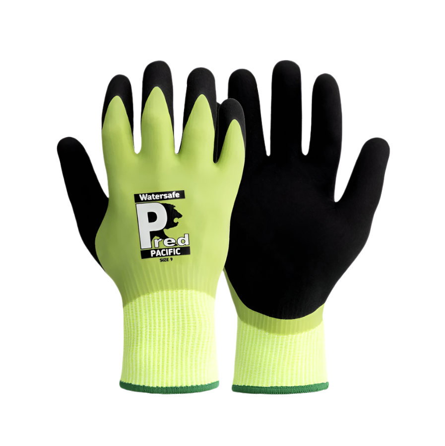 (1) Predator PACIFIC 13g Wet Grip & Waterproof Specialist | Latex Coated Gloves