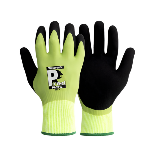 (1) Predator PACIFIC 13g Wet Grip & Waterproof Specialist | Latex Coated Gloves