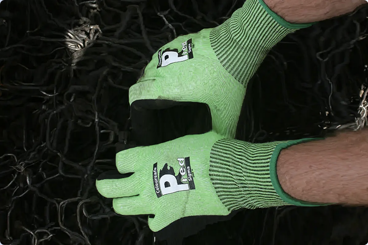 (1) Predator SIGMA 13G Cut-Resistant & Touchscreen Expert | Sandy Nitrile Coated Gloves