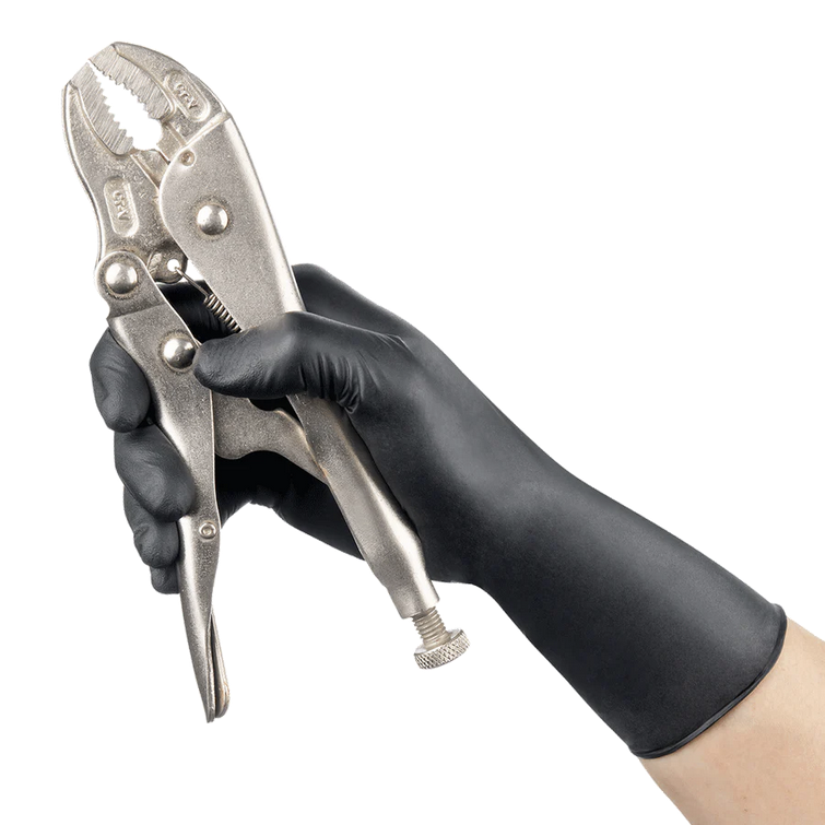 Guardian EXAMINATION 5mil Disposable | Black – Premium Protection & Precision Grip Nitrile Gloves