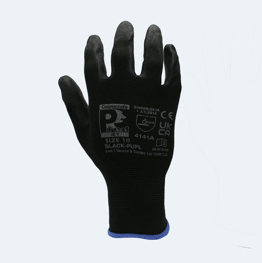 (10) 10 PAIRS of Predator JET 13g Everyday Worker | Polyurethane Coated Gloves