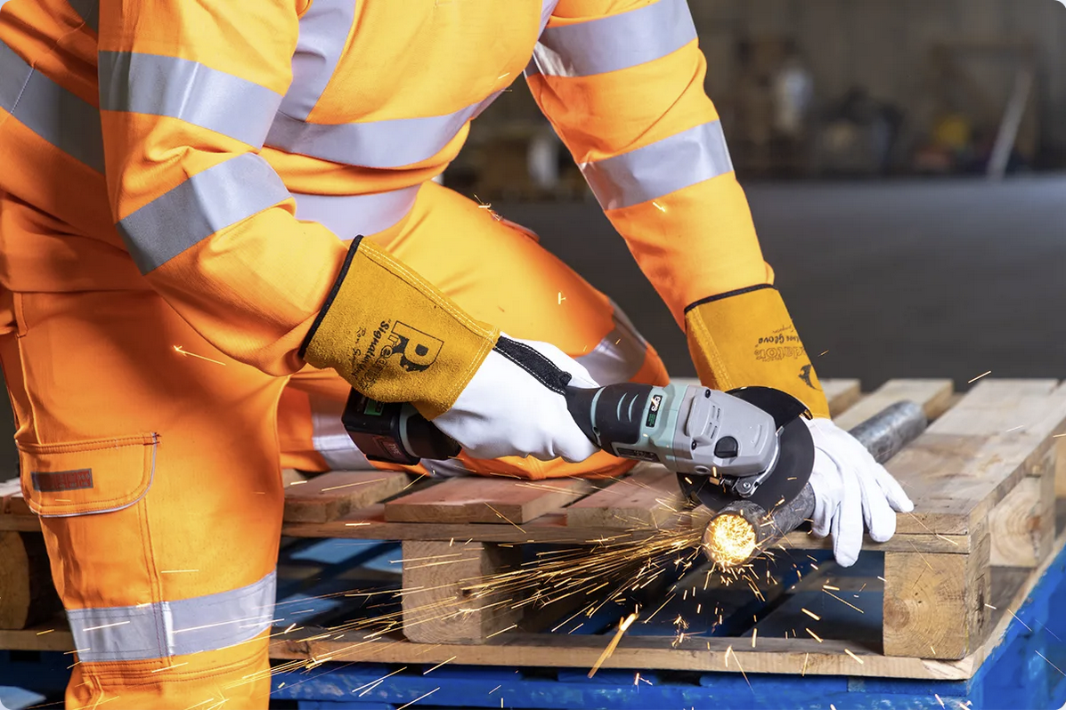 Predator SIGNATURE TIG Gauntlet | Ivory – Supreme Quality Goat Hide Leather Welding Gloves