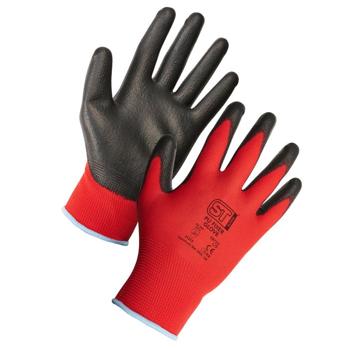 (12) 12 PAIRS – Supertouch Precision GRIP Tight Fit & High Dexterity Worker | Polyurethane Coated Gloves