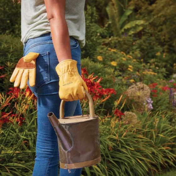 Briers ULTIMATE GOLDEN LEATHER | Professional Thorn Resistant Gardening Gloves