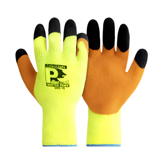 (1) Predator WINTER PAWS 7g Anti-Freeze Winter Worker | Crinkle Latex Coated Gloves