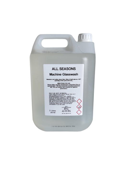 Machine Glasswash - 5 Litre | Crystal-Clear Results for Sparkling Glassware