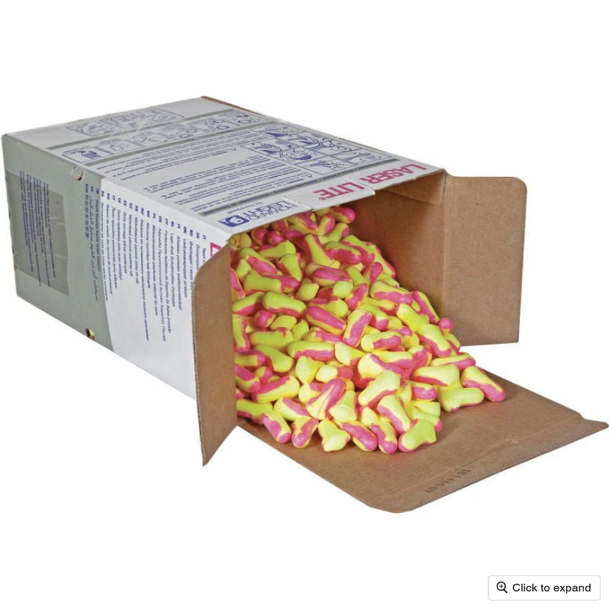Howard Leight Laser Lite LS-500 Ear Plugs -REFILL- SNR 35dB (x500pairs)