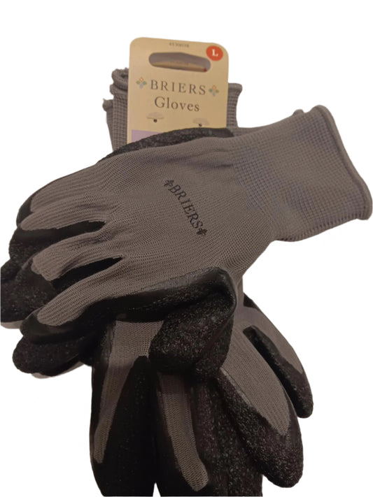 (TRIPLE PACK) Briers Dura GRIP | General Worker Multi-Tasking Gloves (LARGE)