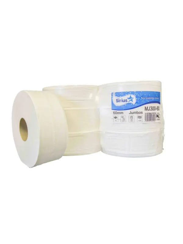 Jumbo Toilet Rolls MJ30060 (6 Pack) | Long-Lasting Comfort and Hygiene