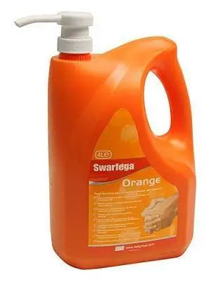 Swarfega Orange Hand Cleaner with Pump - 4 Litre | Tough on Grime, Gentle on Hands