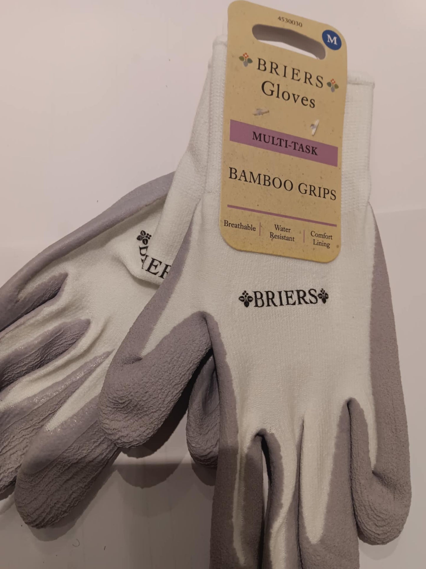 Briers Bamboo Grips - Lilac - Outdoor Multi-Tasking Gardening Gloves