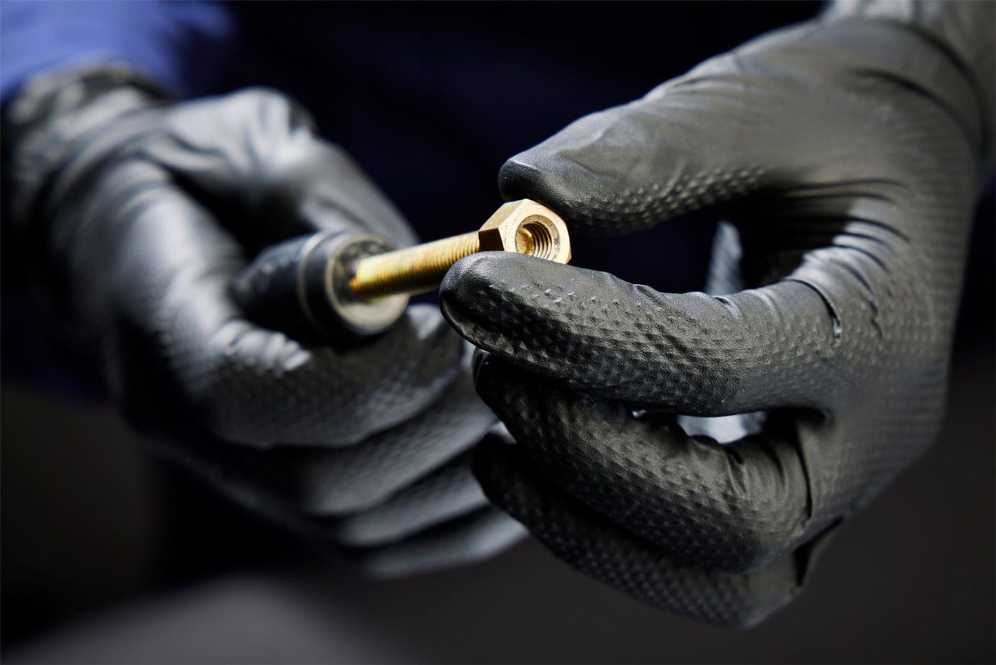 Mercator Ideall GRIP+ 3 BOXES - Premium Diamond Grip Nitrile Gloves | Sizes M, L, XL | Black • Orange •  Green