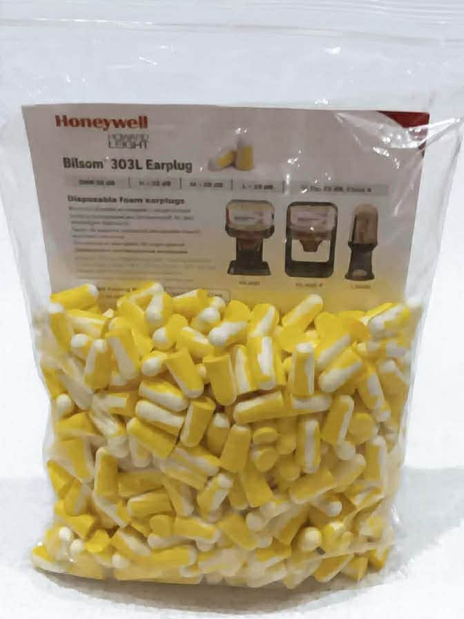 Honeywell Howard Leight Bilsom 303L Ear Plugs (Uncorded) | SNR 33dB | 200 Pairs