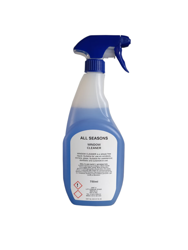 Window, Glass & Mirror Cleaner Spray | Streak-Free Shine in 750ml / 5L