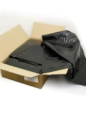 Heavy Duty Black Bin Liners Refuse Sacks - Box of 200 | Extremely Durable & Leak-Proof Waste Solutions