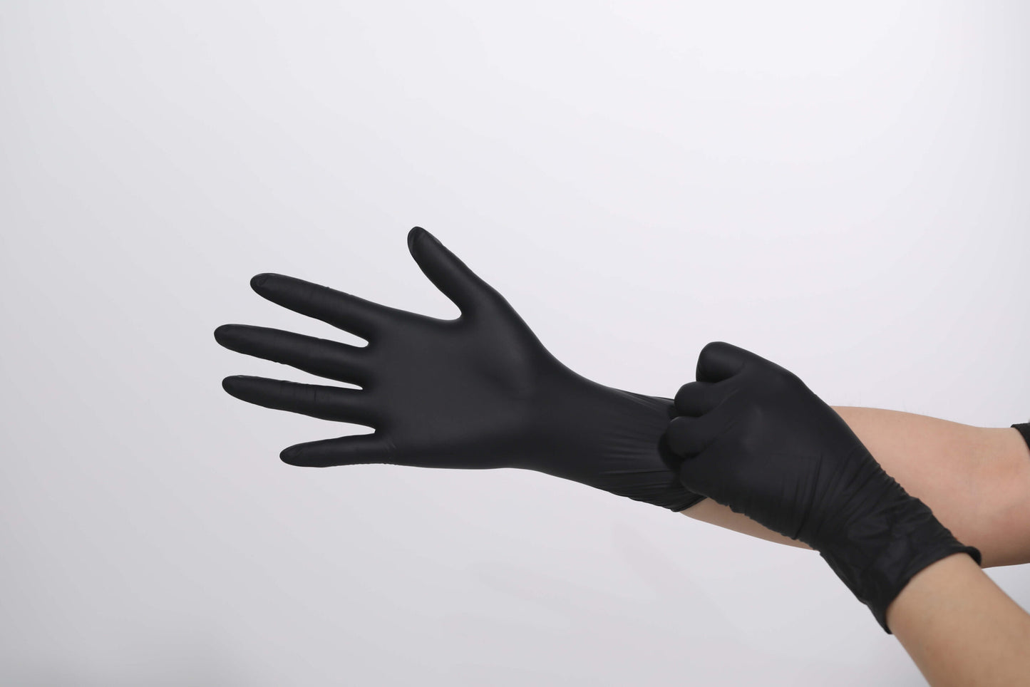 Premium Black Glove Prime Powder Free Nitrile Examination Gloves (4mil)
