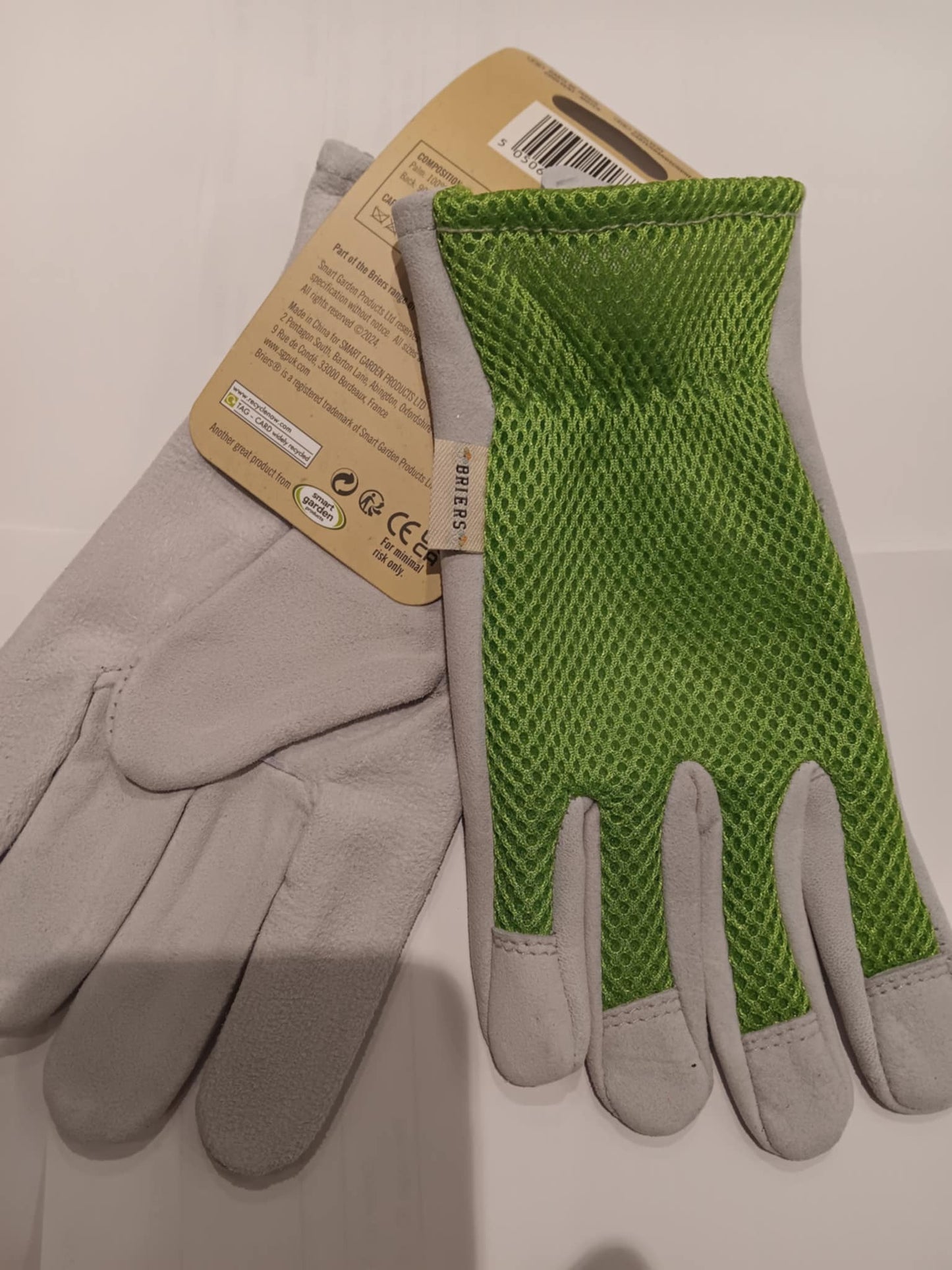 CoolVent Thornproof & Puncture Resistant Professional Gardening Gloves - Pink (S7) / Green (M8) / Blue (L9)