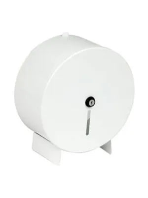 Dolphin White Metal Jumbo Dispenser BC338WM | Sleek, Durable, and High-Capacity