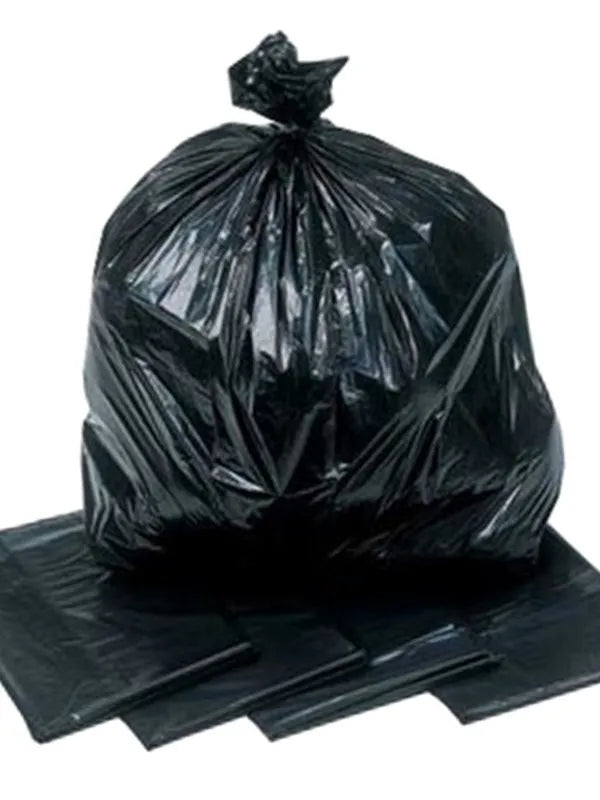 Heavy Duty Black Bin Liners Refuse Sacks - Box of 200 | Extremely Durable & Leak-Proof Waste Solutions