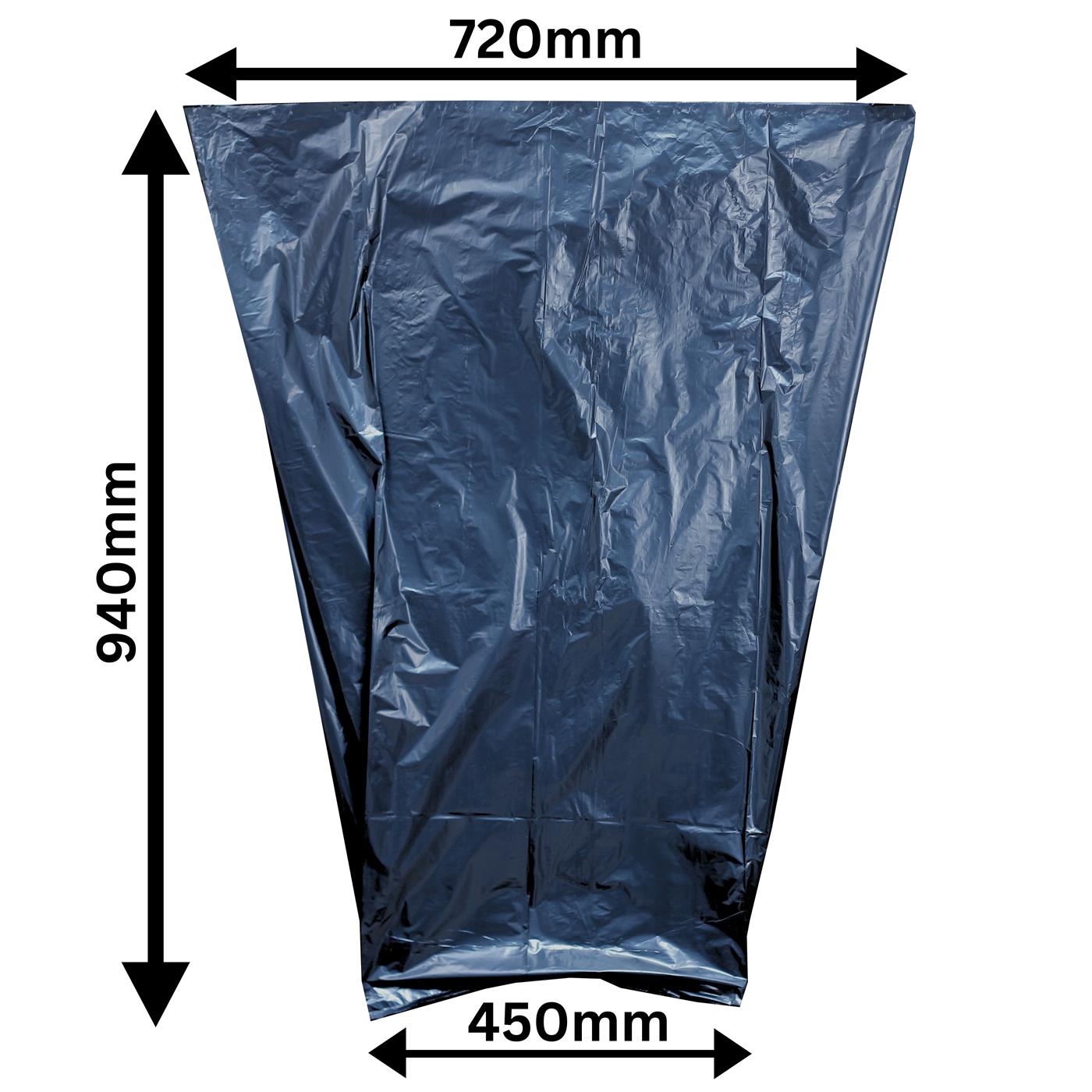 PREMIUM Heavy Duty Black Sack | 90 Litres