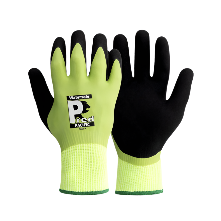 (1) Predator PACIFIC 13g Superb Wet Grip & Waterproof | Latex Coated Gloves