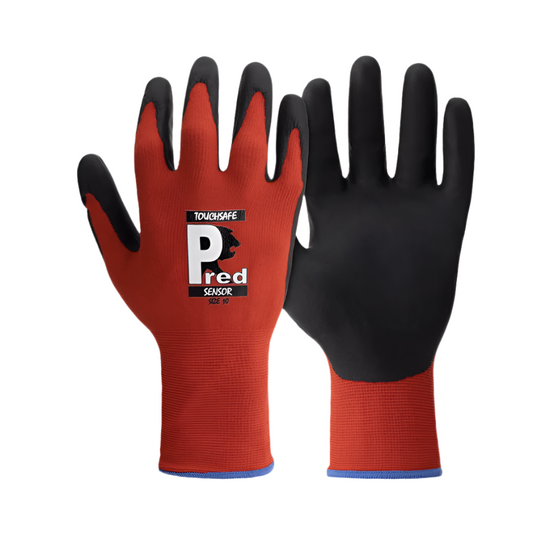 (1) Predator SENSOR 15g Food Graded & Touchscreen Sensitive | Polymax Palm Coated Gloves