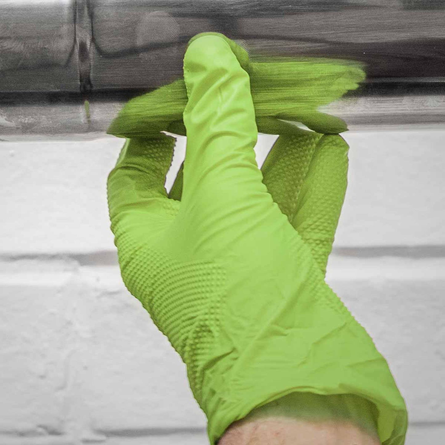 Stealth Grip - 8mil - GREEN - Limited Edition Heavy Duty Disposable Nitrile Gloves