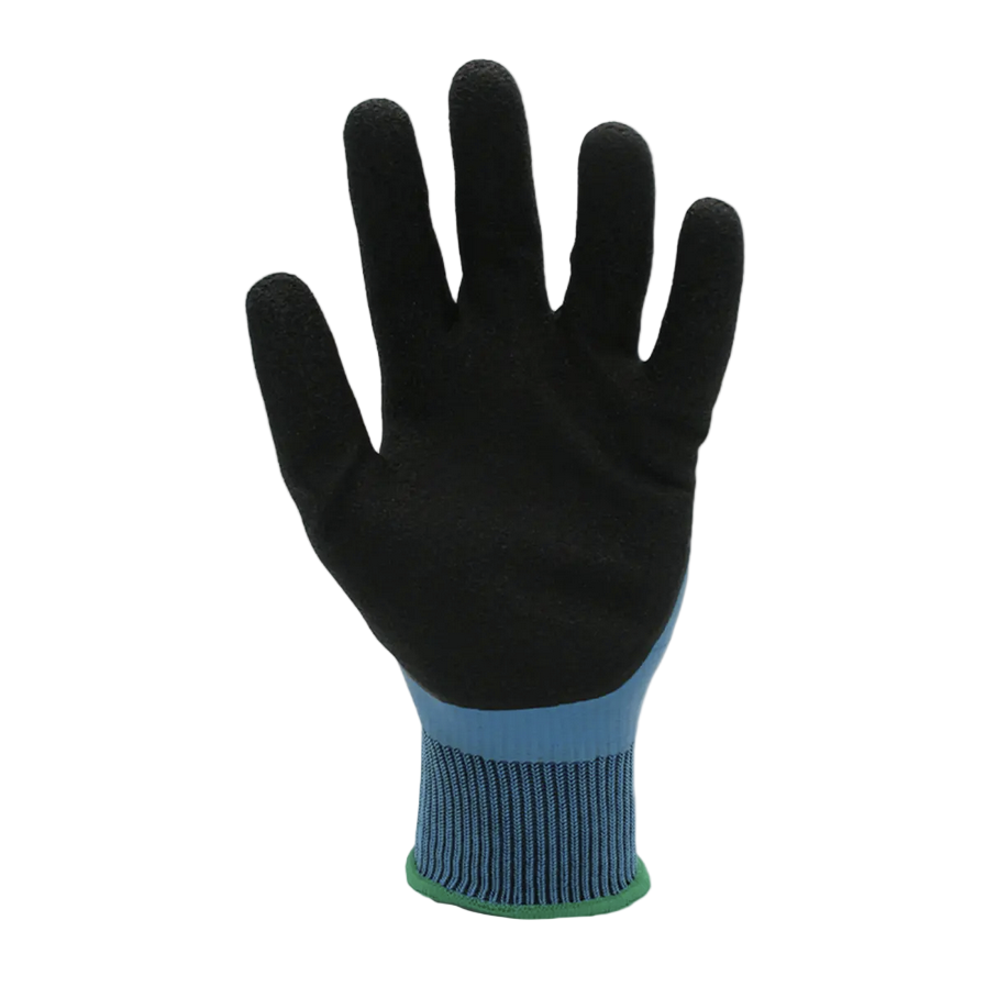 Predator CONGO | Blue Smooth & Crinkle Latex Coated Gloves – Durable Waterproof Protection