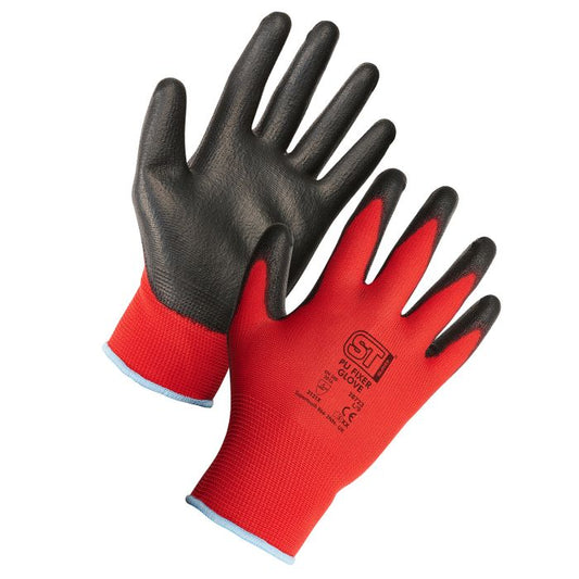 (12) PAIRS of PRECISION/HIGH DEXTERITY/TIGHT FIT - Polyurethane (PU) Coated Gloves