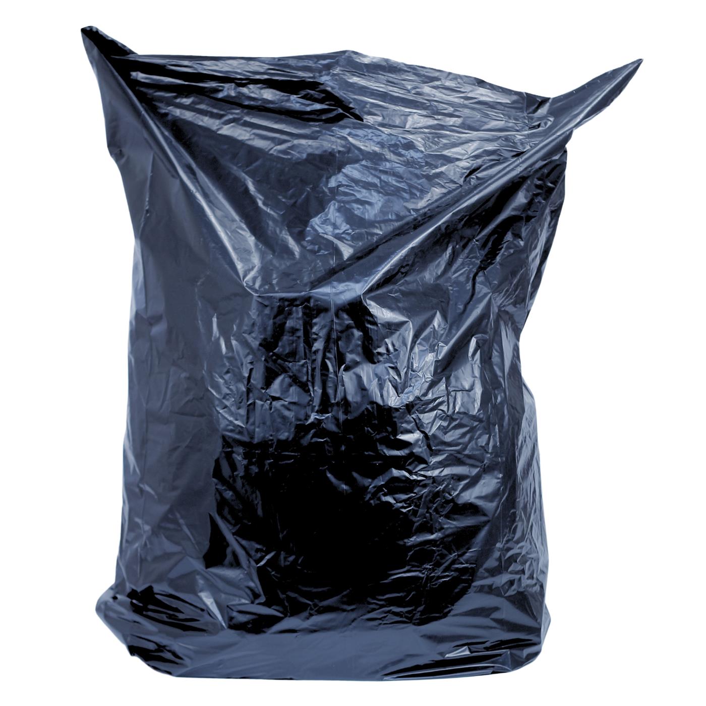 PANTHER Heavy Duty Extra Wide Black Sack Wide Opening Bin Bags | 120 Litres