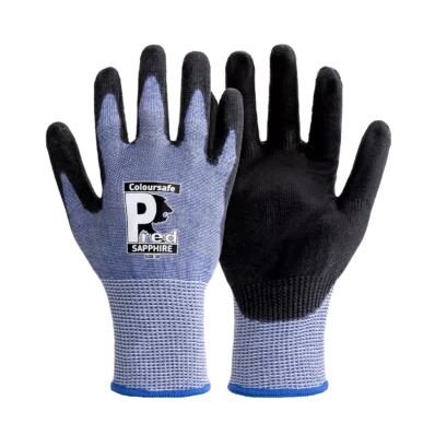 (1) Predator SAPPHIRE 13g HPPE Steel Polyester | Polyurethane Coated Gloves