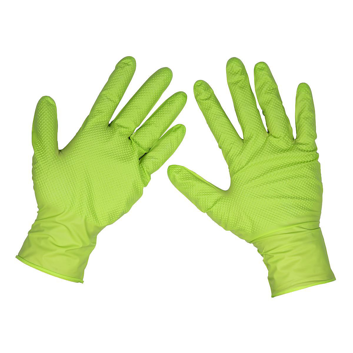Stealth Grip - 8mil - GREEN - Limited Edition Heavy Duty Disposable Nitrile Gloves