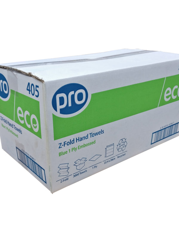 Z-Fold Hand Towels 405 | Efficient, Absorbent, and Hygienic - 3000 Towels/Box