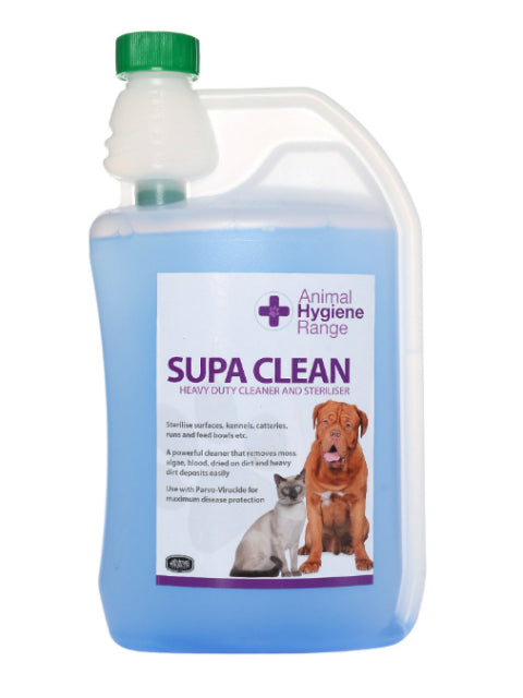 SupaClean Heavy-Duty Pet Safe Disinfectant 1 Litre | Versatile, Effective, and Safe for All Pets